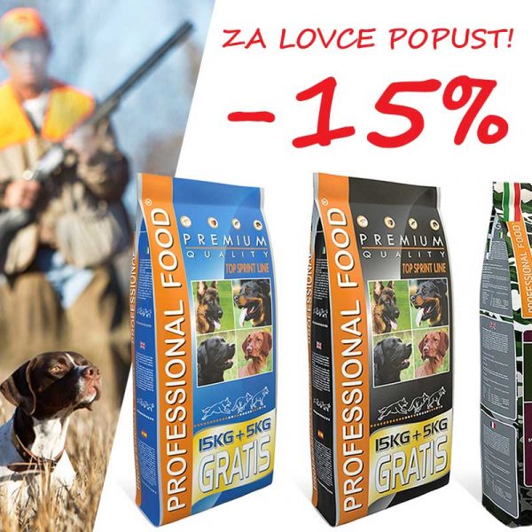 15% popusta na kupovinu uz lovni kartu Lovačkog saveza Crne